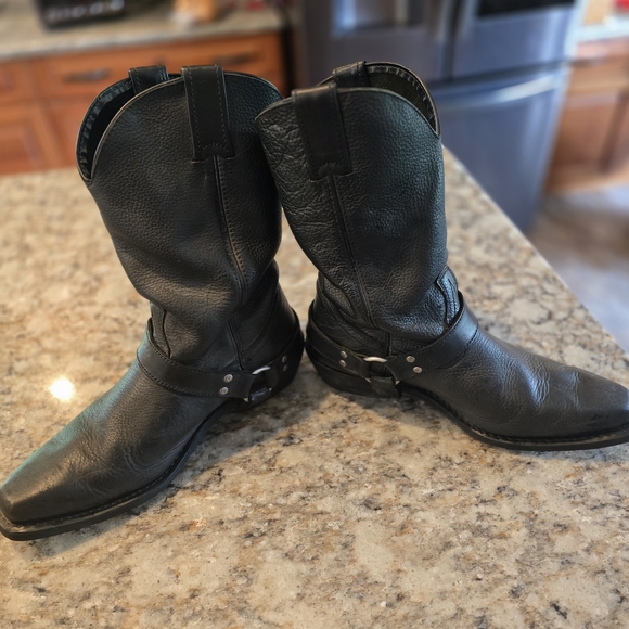 Harley-Davidson Black Leather Riding Boots.. - Picture 2 of 5